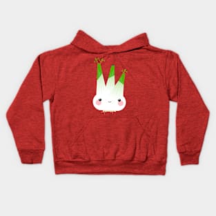 Kawaii Illustration Fine Fennel Kids Hoodie